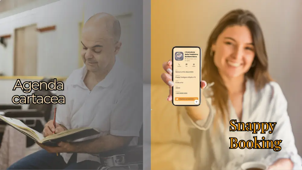 Prima e dopo: Gestione prenotazioni